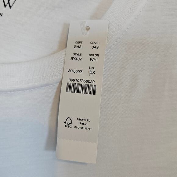 J Crew 100% Peruvian Pima Cotton Crew Neck T-shirt Slim Fit Women's Size XS - Picture 5 of 9